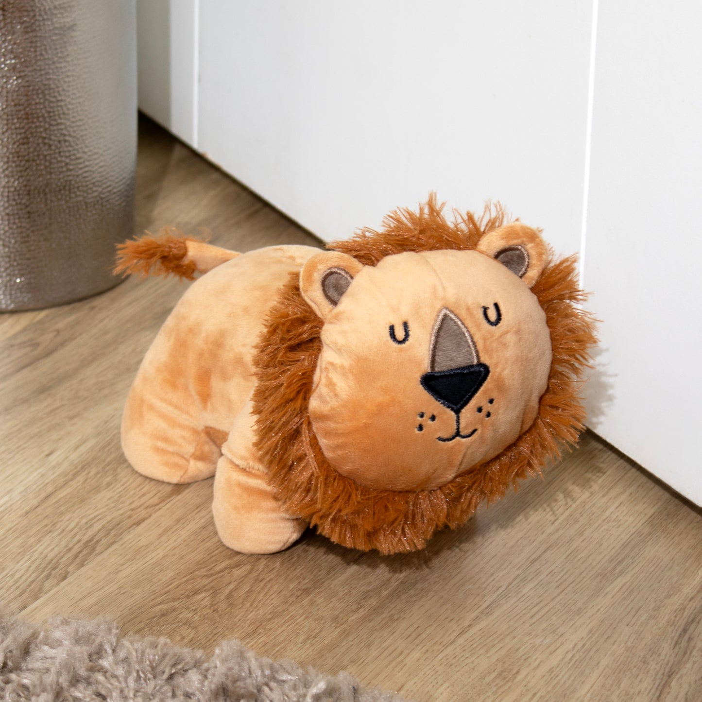 Fabric Lion Doorstop