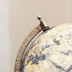 Blue And Silver Globe On Metal Stand