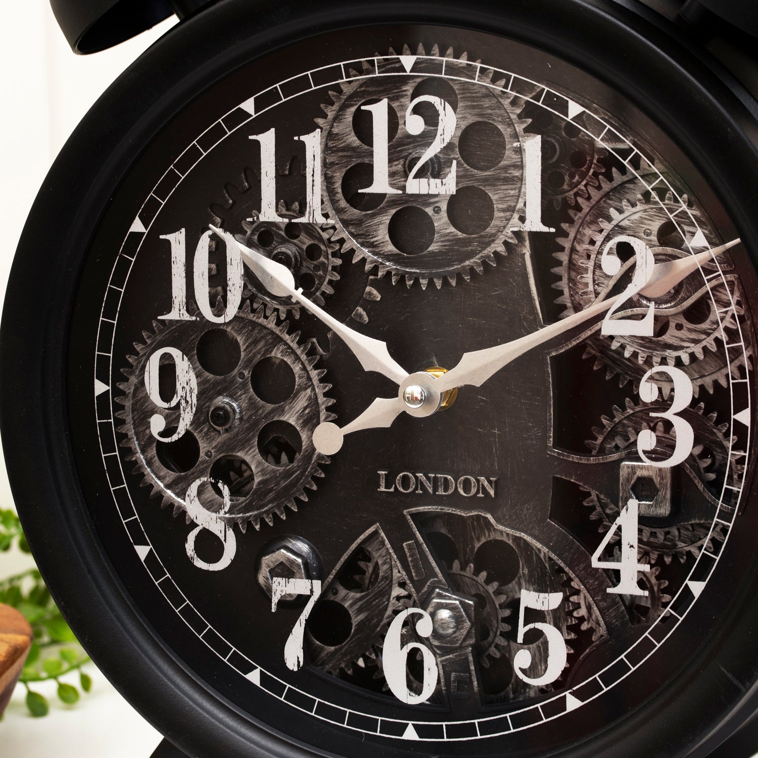 Black Mechanical Mantel Clock