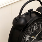 Black Mechanical Mantel Clock