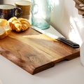 Thick Acacia Wood Handled Serving Board