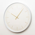 50cm White And Gold Wall Clock