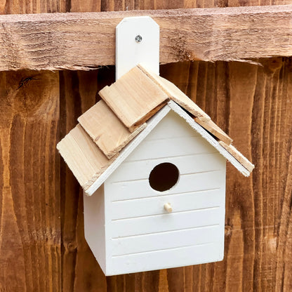 White Wooden Bird House