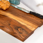 Thick Acacia Wood Handled Serving Board