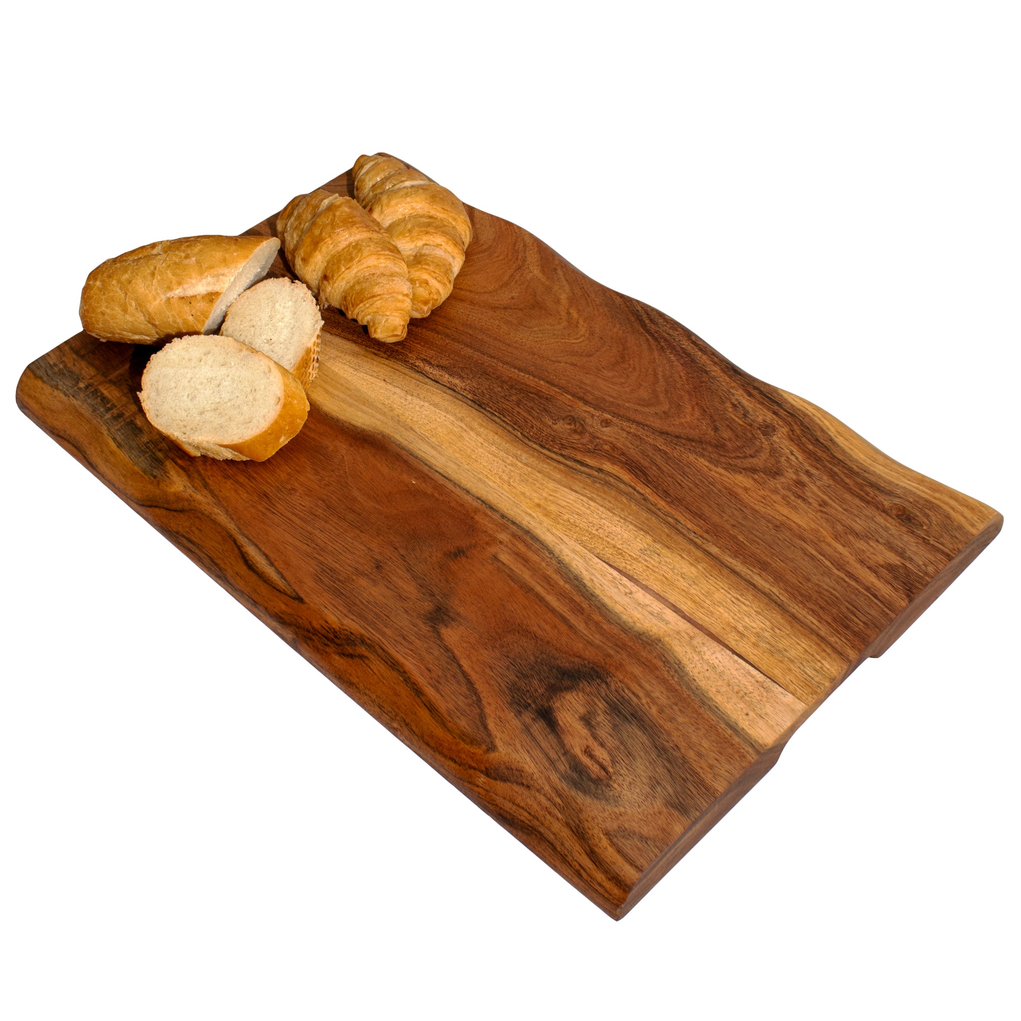 Thick Acacia Wood Handled Serving Board