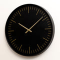50cm Black And Gold Wall Clock