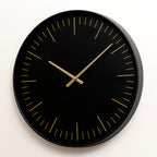 50cm Black And Gold Wall Clock
