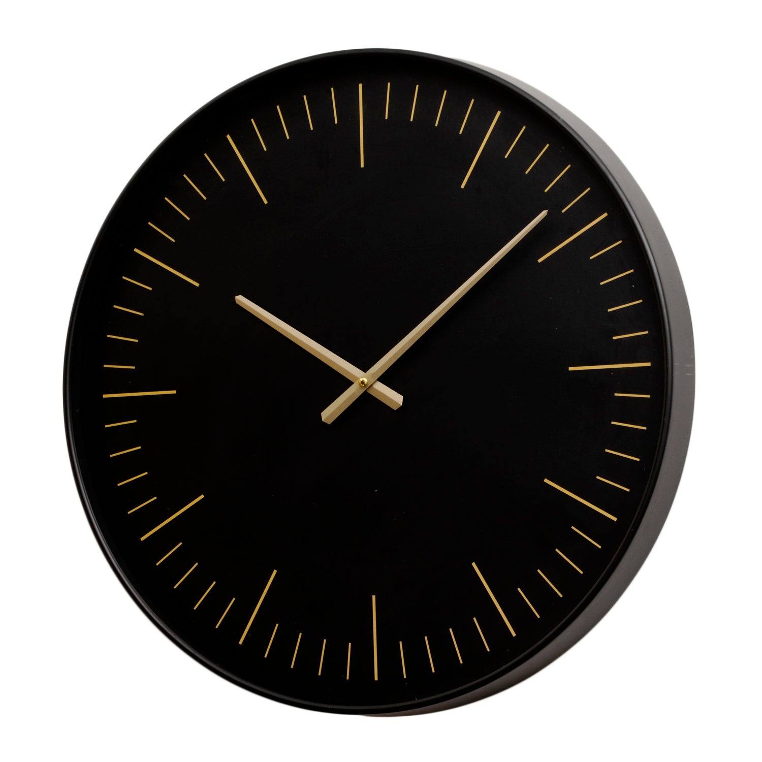 50cm Black And Gold Wall Clock