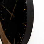50cm Black And Gold Wall Clock