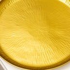 Gold Hammered Sunburst Metal Tray