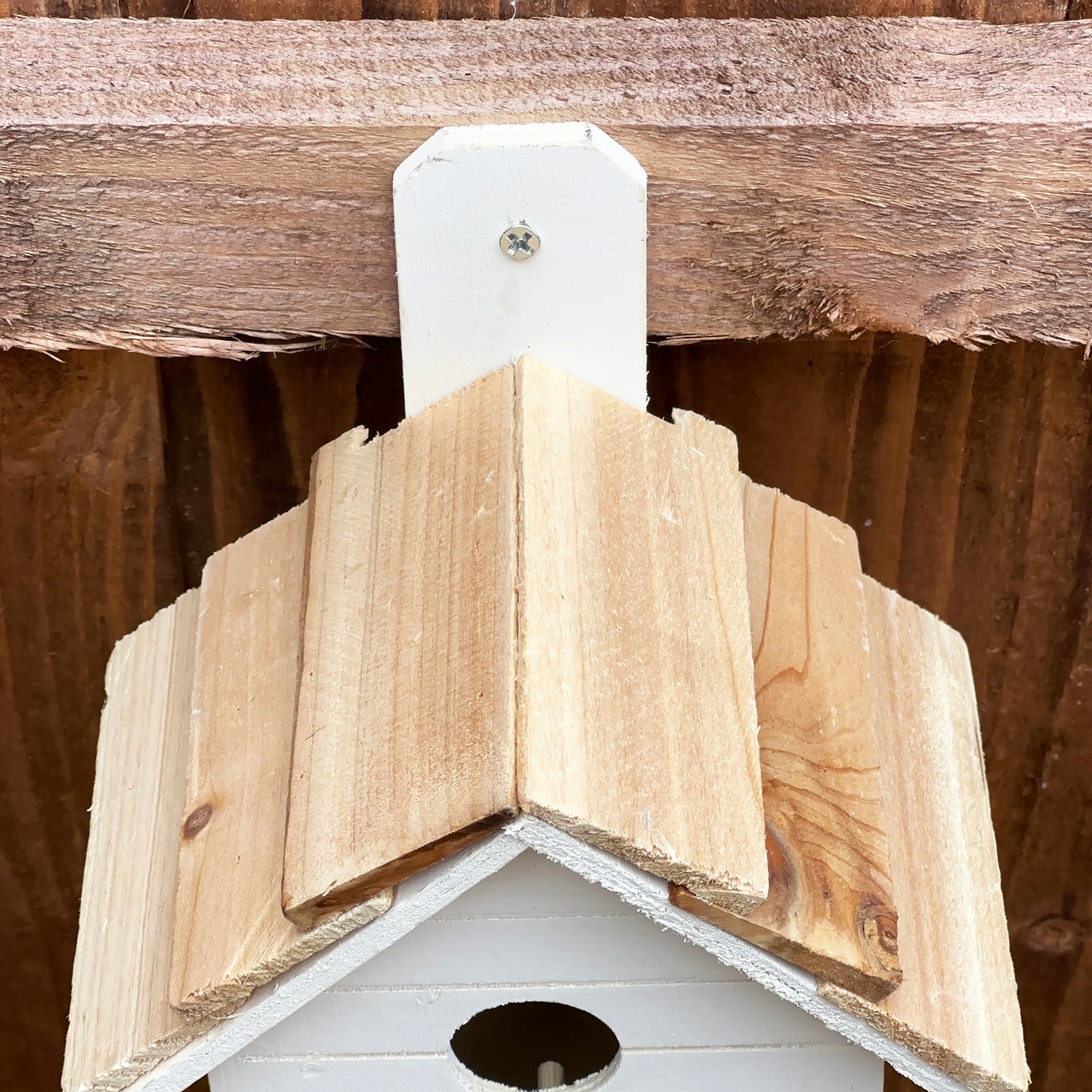 White Wooden Bird House