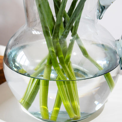 Clear Recycled Glass 2.4L Jug Vase