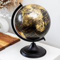 Globe Ornament On Black Metal Base