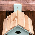 Blue Wooden Bird House