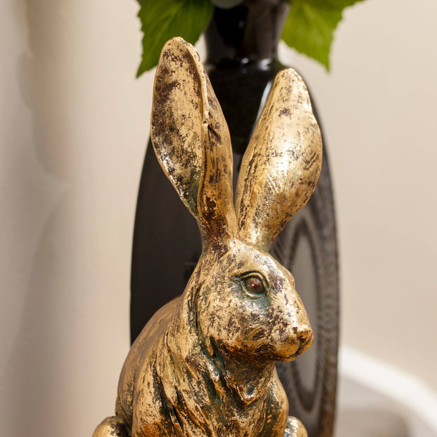 Antique Gold Rabbit Ornament