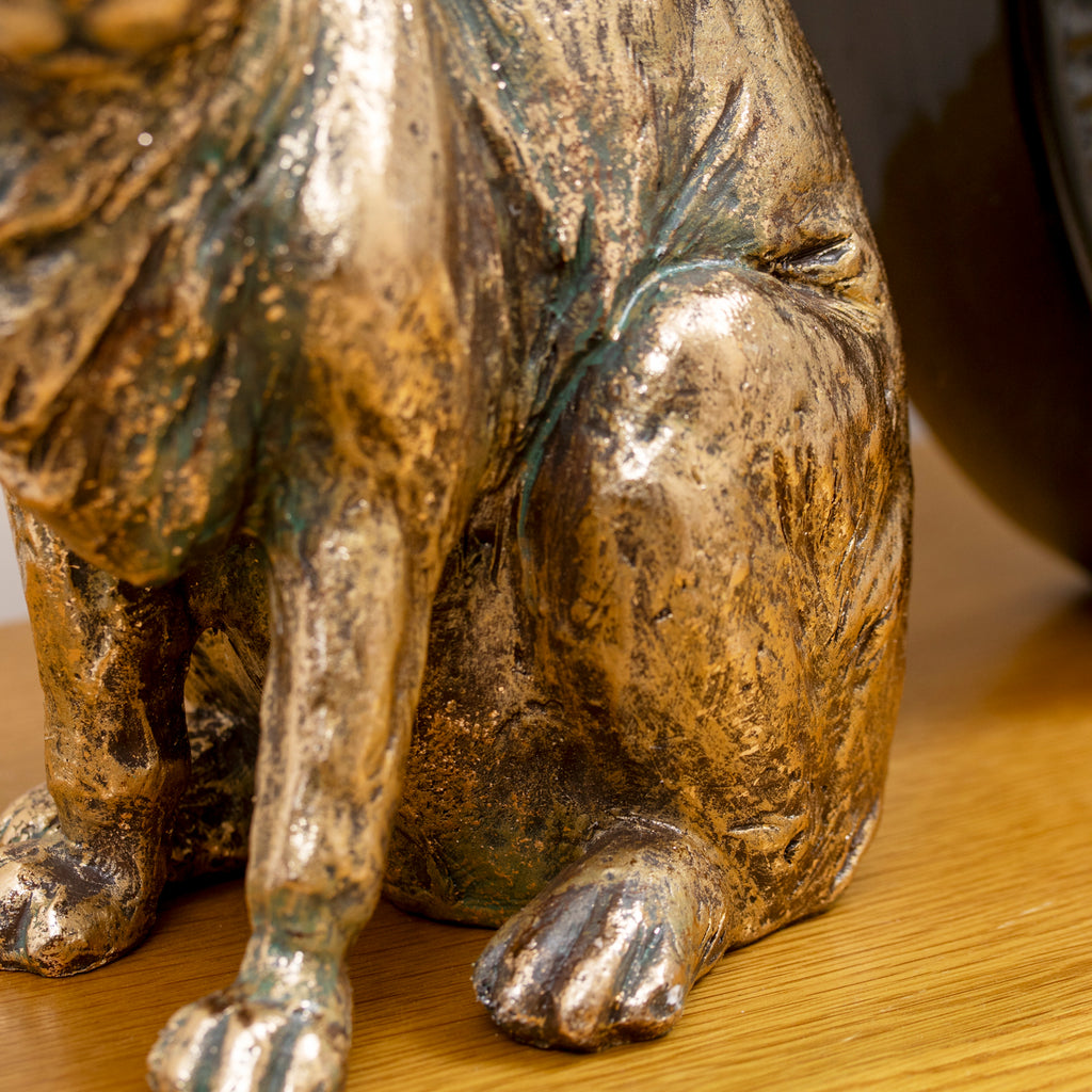 Antique Gold Rabbit Ornament