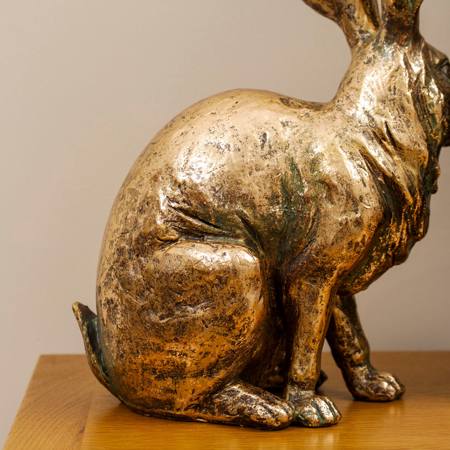 Antique Gold Rabbit Ornament