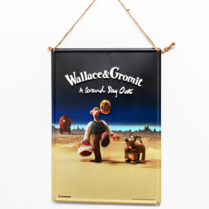 Wallace & Gromit A Grand Day Out Wall Sign