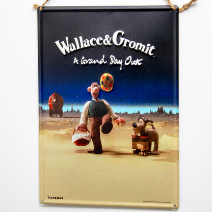 Wallace & Gromit A Grand Day Out Wall Sign