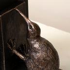 Pair Of Bronze Bird Bookends