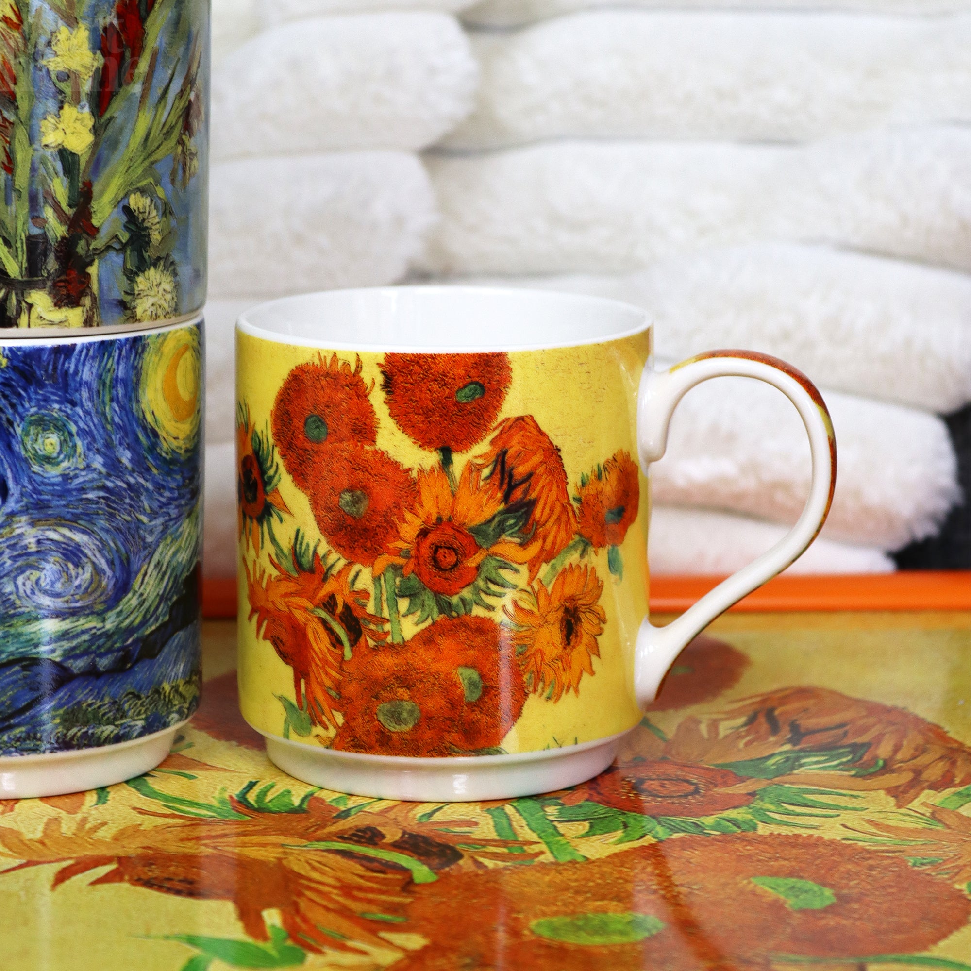 Van Gogh Stacking Mugs Set Of 4