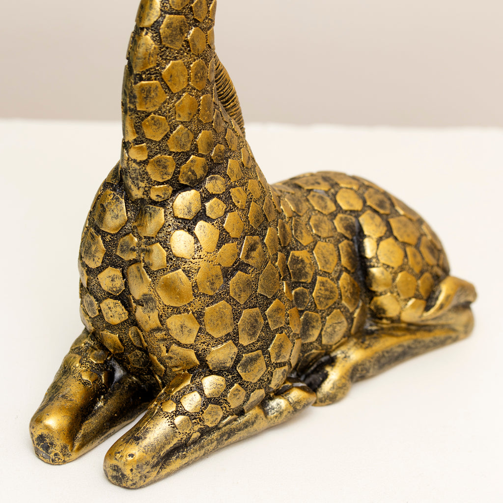 Gold Giraffe Ornament