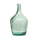 Klare Blasenvase aus recyceltem Glas