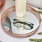Copper Mirror Tray 28x28cm