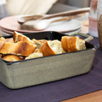 Rectangle Reactive Glaze Roaster, Sage Green
