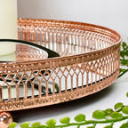 Copper Mirror Tray 28x28cm