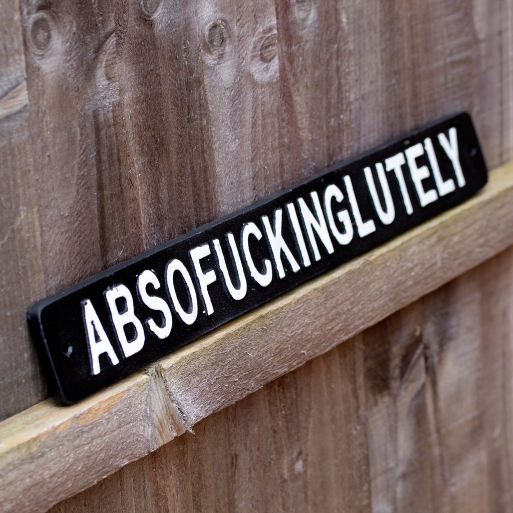 Schwarzes Fanf*ckintastic-Schild