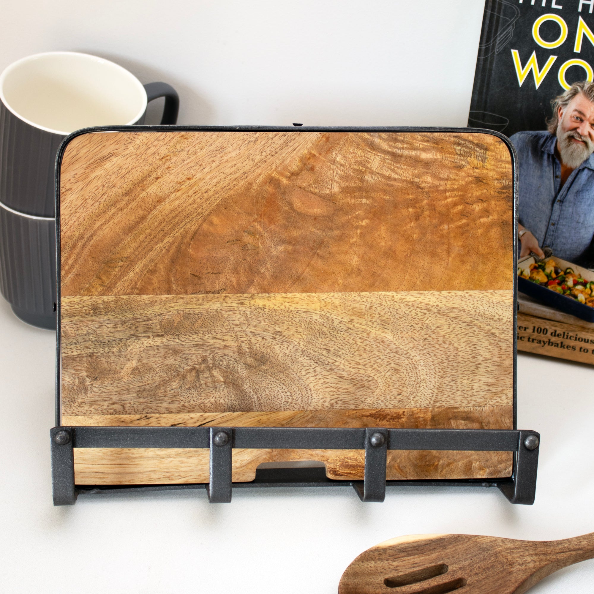 Industrial Kitchen Cook Book Stand