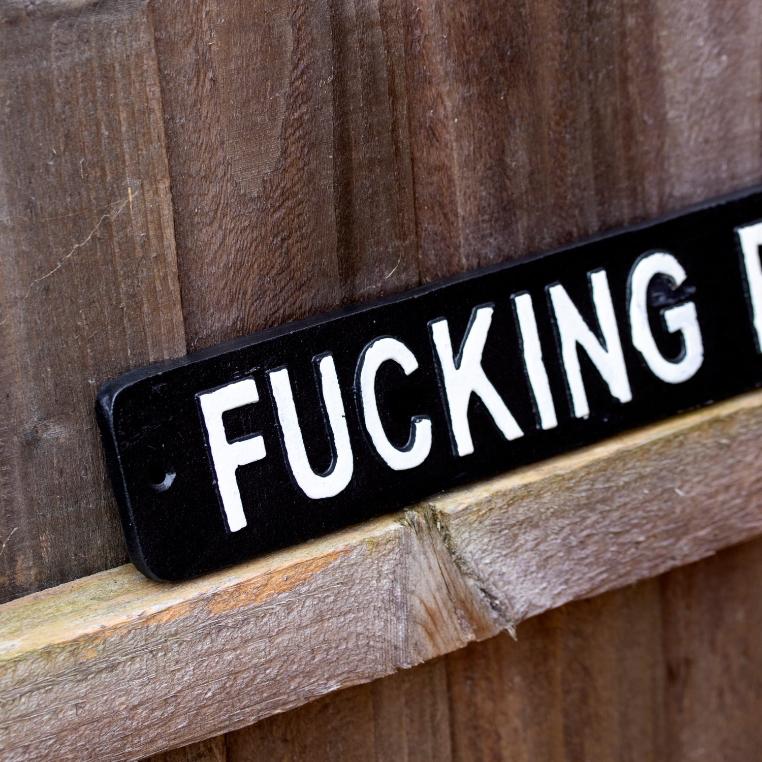 Black Fucking Fabulous Sign