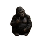 Black Cheeky Gorilla Ornament