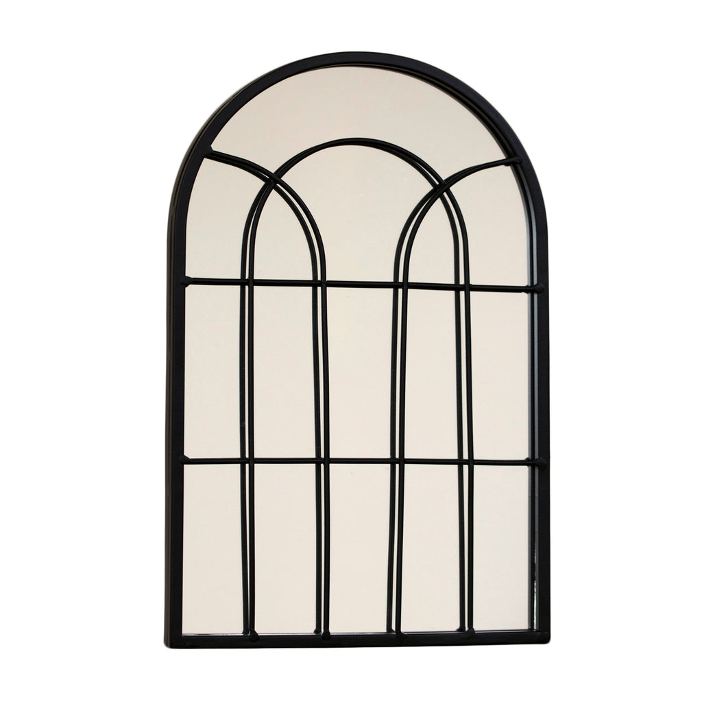 Black Small Arch Wall Mirror
