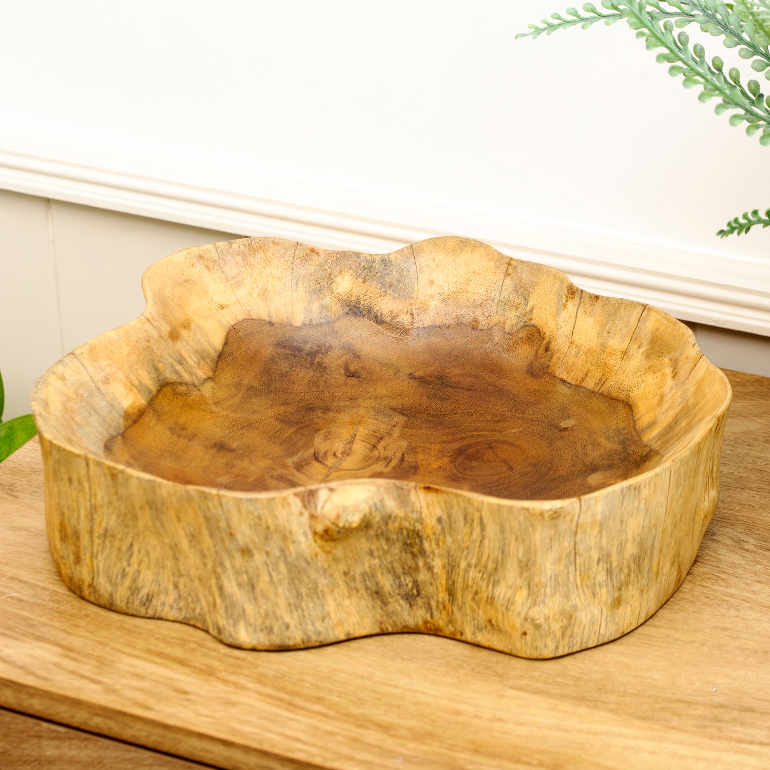 30cm Gamal Wood Decorative Bowl
