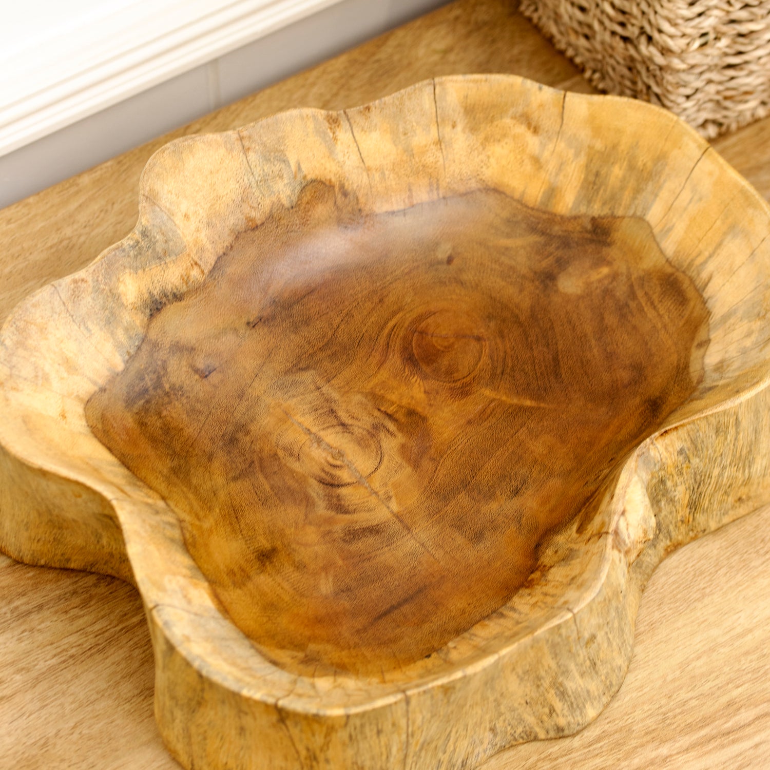 30cm Gamal Wood Decorative Bowl
