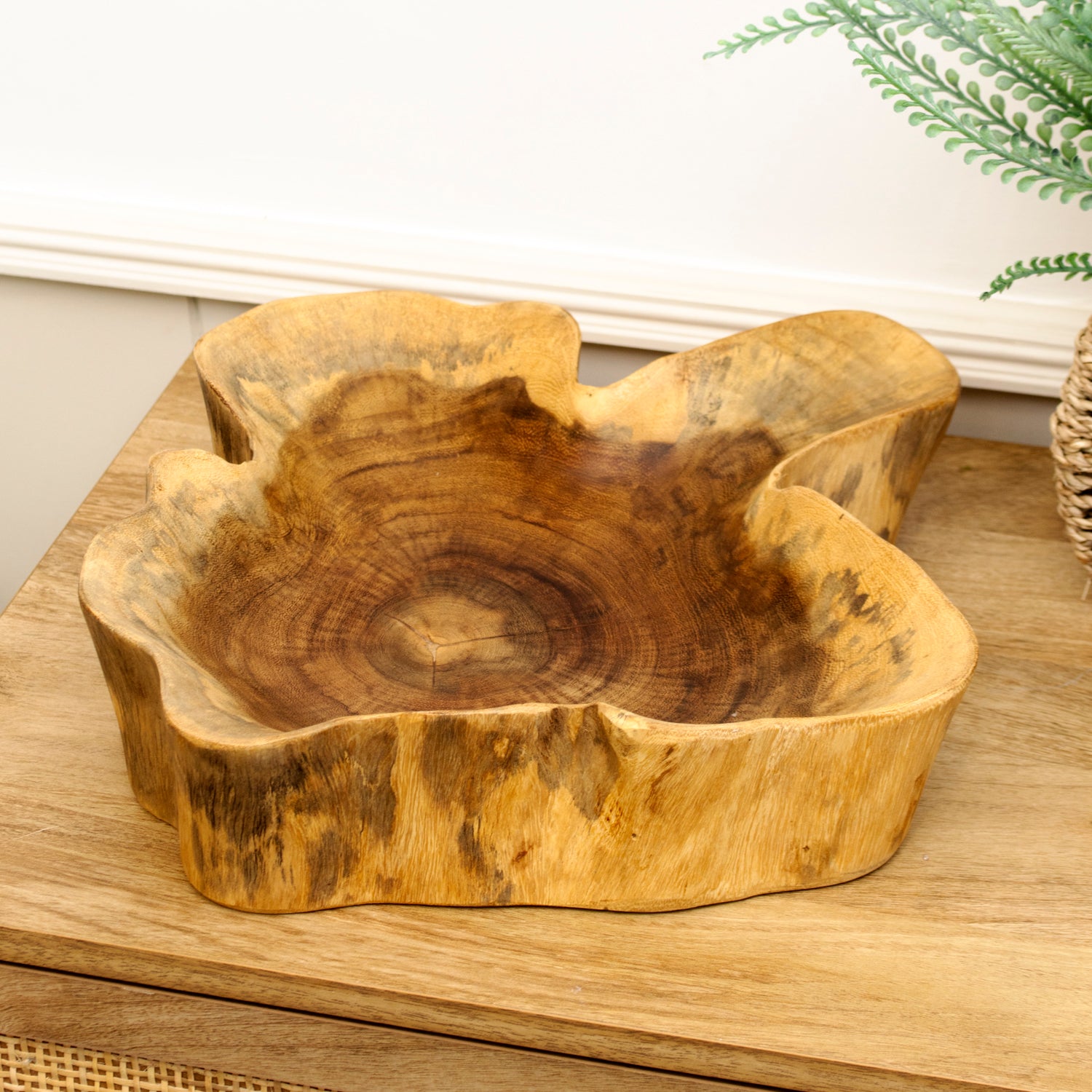 40cm Gamal Wood Decorative Bowl