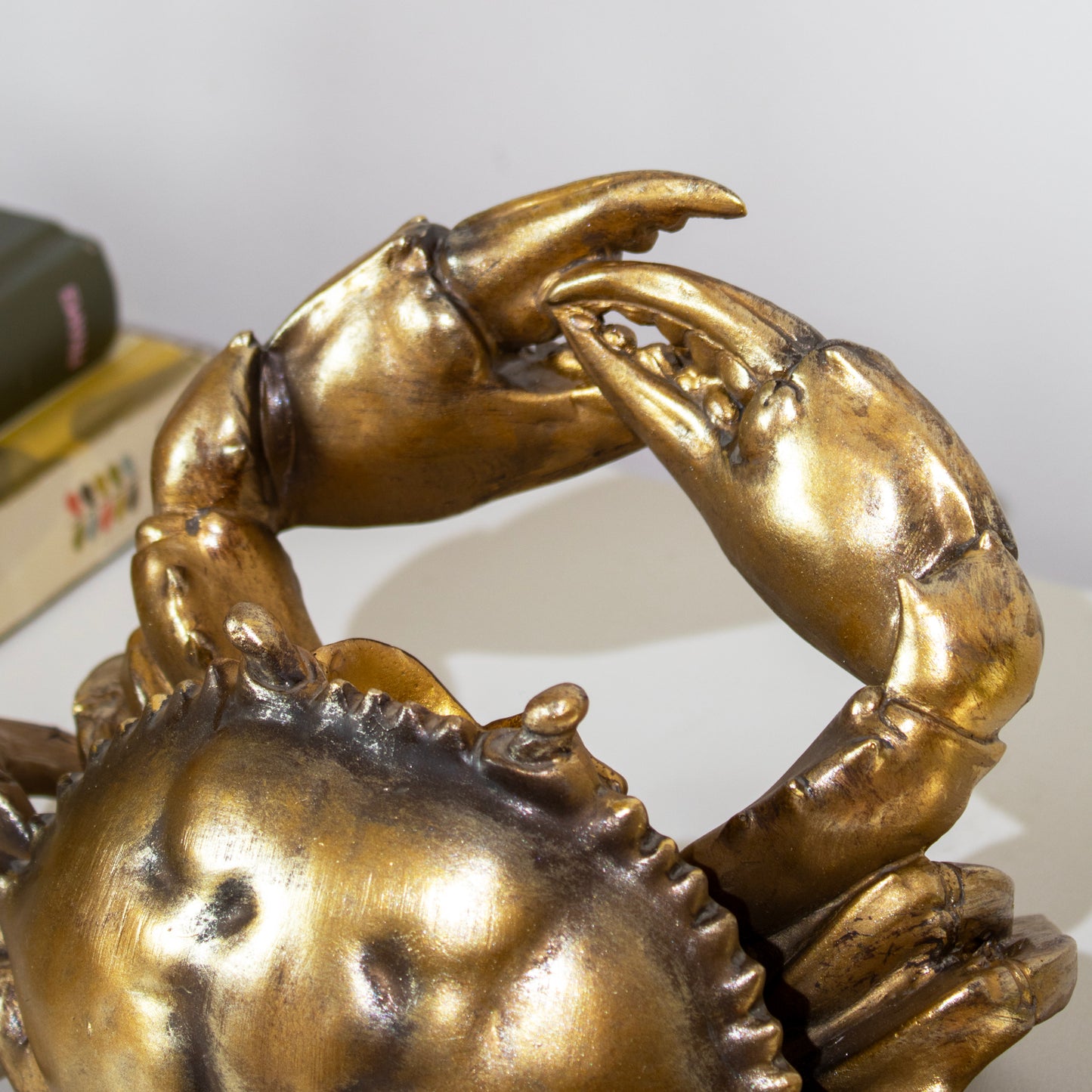 Gold Drunken Crab Wine Bottle Holder