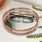 Copper Mirror Tray 20x20cm