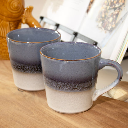 Set Of 2 Grey Reactive Fade Mugs