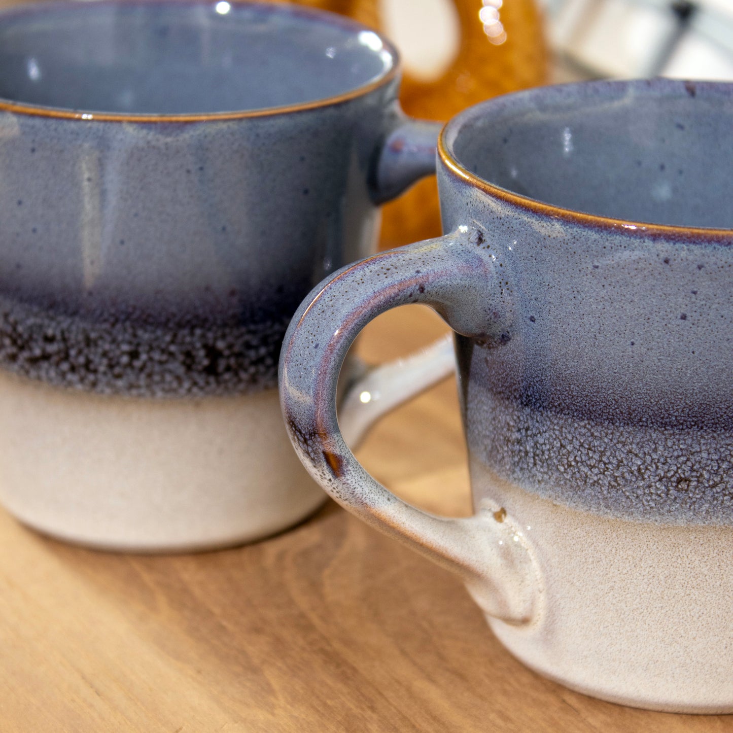 Set Of 2 Grey Reactive Fade Mugs