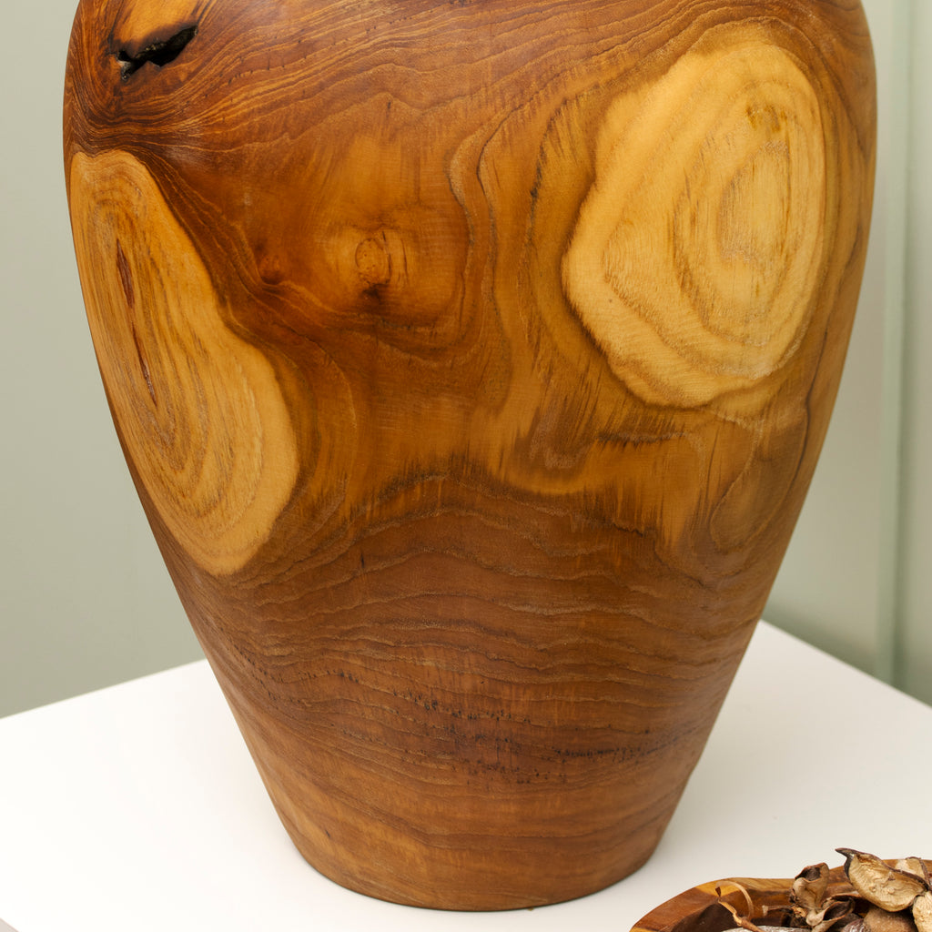 Extra Large Teak Root Urn Vase