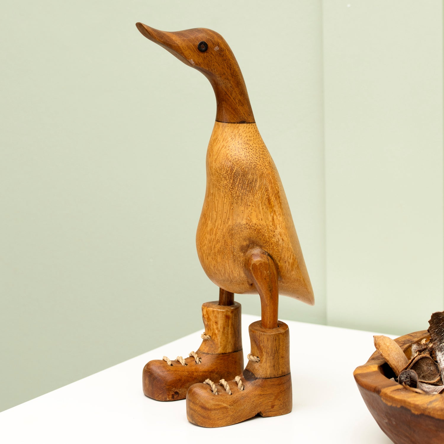 Wood Duck In Boots Ornament
