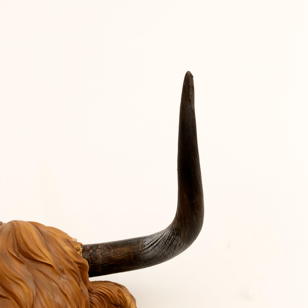 Highland Cow Head Wall Decor