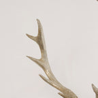 Silver Stag Head Wall Decor