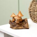 Teak Root 3 Magic Bali Mushrooms Ornament