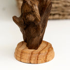 Emperor Dragonfly On Teak Root Base Ornament
