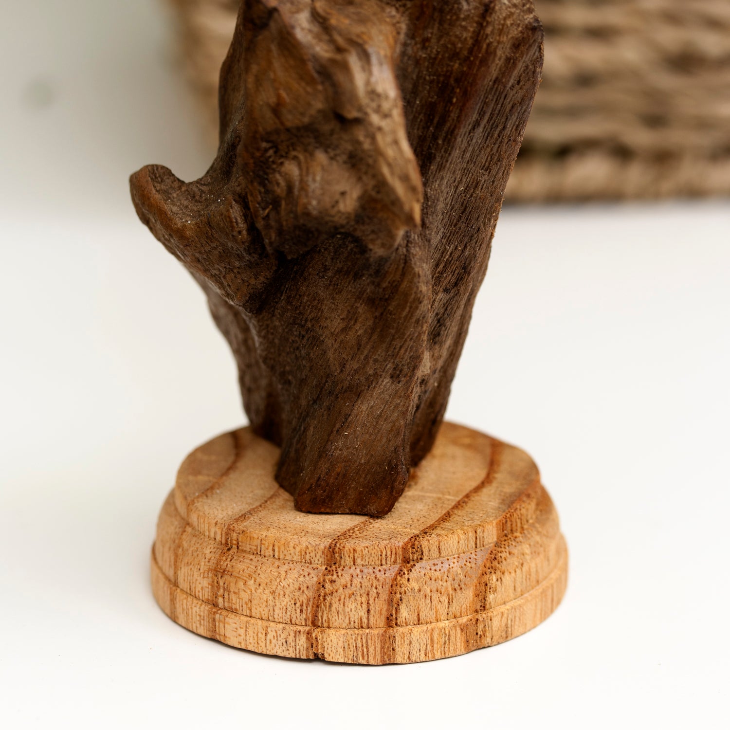 Emperor Dragonfly On Teak Root Base Ornament