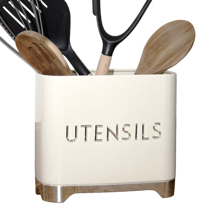 Vanilla Cream Kitchen Utensils Pot